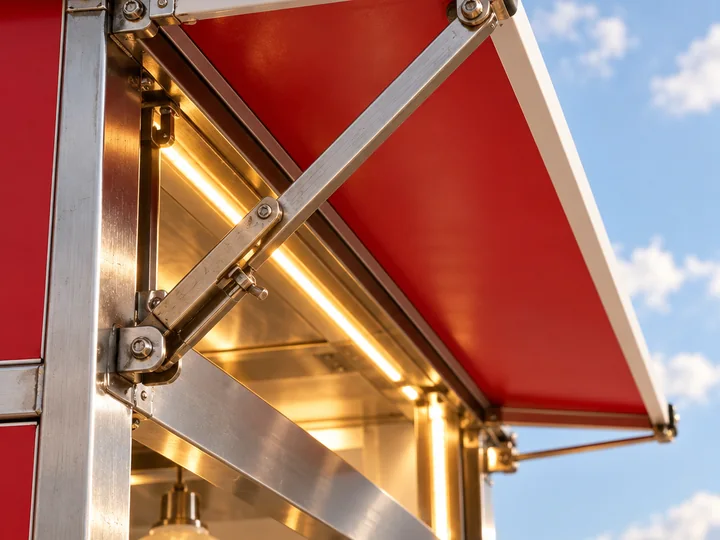 Mái che xếp gọn của xe